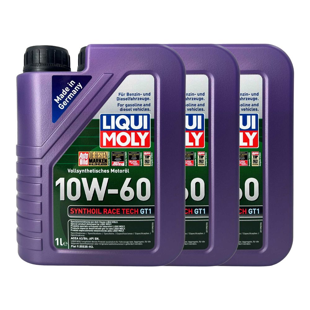 Liqui Moly Synthoil Race Tech GT1 10W-60 3x1 Liter