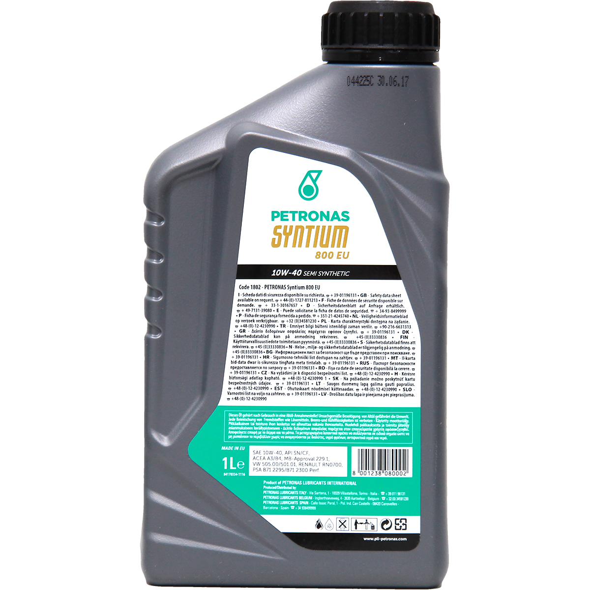 Petronas Syntium 800 EU 10W-40 1 Liter