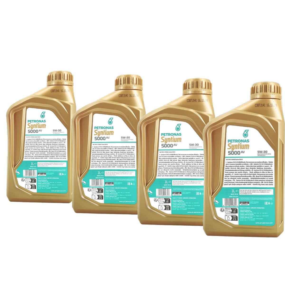 Petronas Syntium 5000 AV 5W-30 SN 4x1 Liter