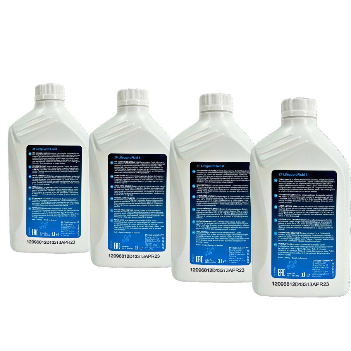 ZF Lifeguard 8 Getriebeöl 4x1 Liter