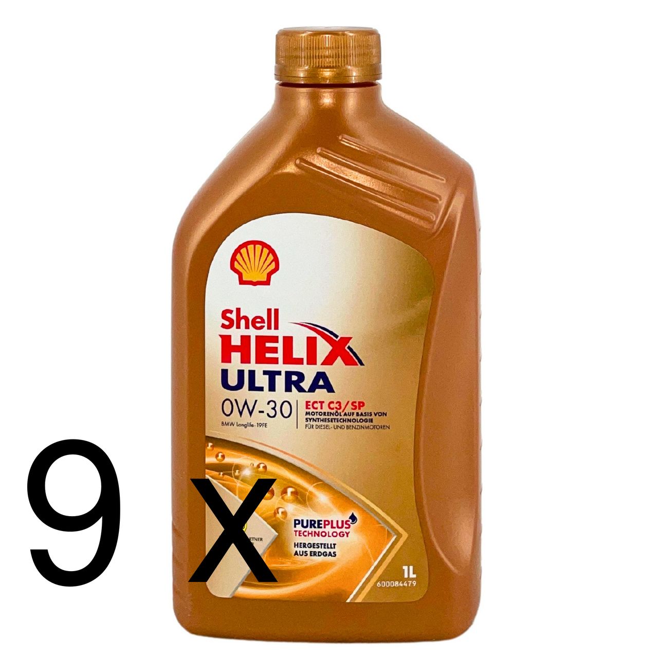 Shell Helix Ultra ECT C3 SP 0W-30 9x1 Liter