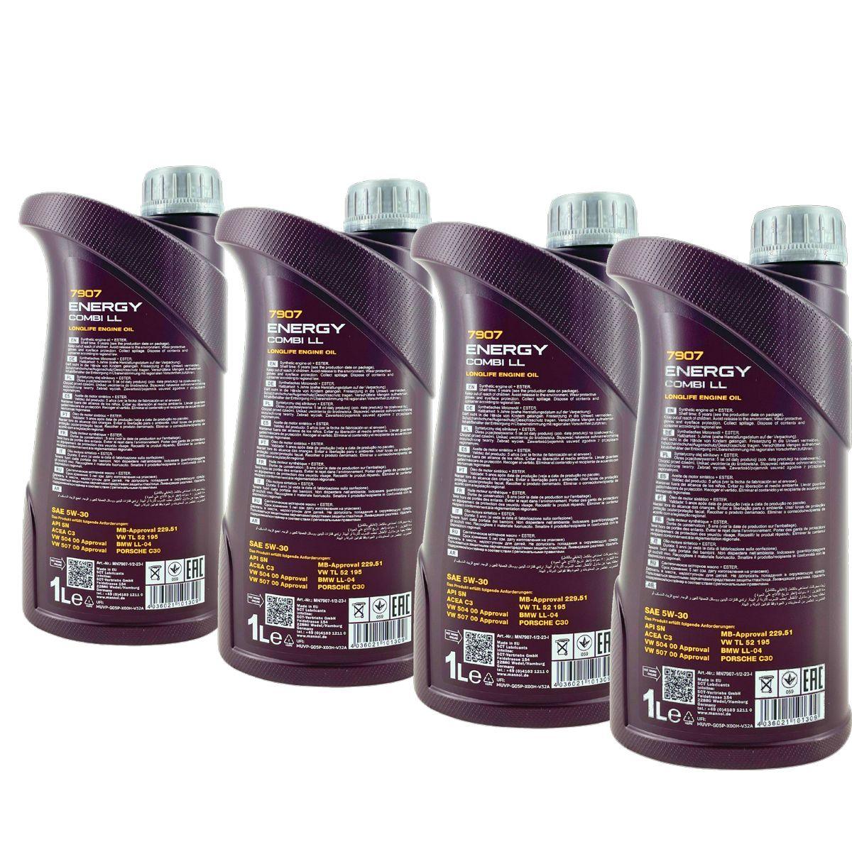 Mannol Energy Combi LL 5W-30 4x1 Liter