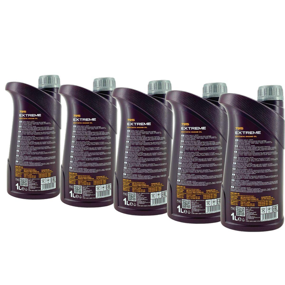 Mannol Extreme 5W-40 5x1 Liter