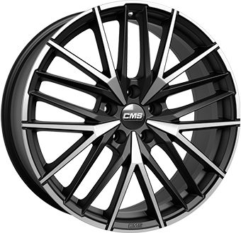 CMS C36-DMB diamond matt black 8.0Jx18 5x112 ET35 CMS C36-DMB diamond matt black 8.0Jx18 5x112 ET35