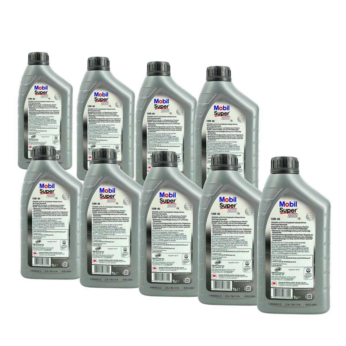 Mobil Super 2000 X1 10W-40 9x1 Liter