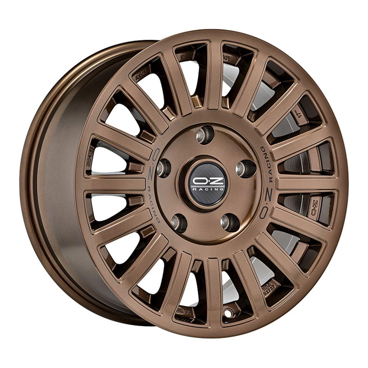 OZ RALLY RAID gloss bronze + black lettering 8.0Jx17 6x139.7 ET35