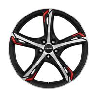 RONAL RONAL R62 RED jetblack-matt-frontkopiert 7.5Jx17 5x114.3 ET40