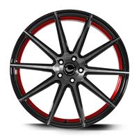 BARRACUDA PROJECT 2.0 silver brushed/ undercut Color Trim rot 9.0Jx20 5x112 ET35