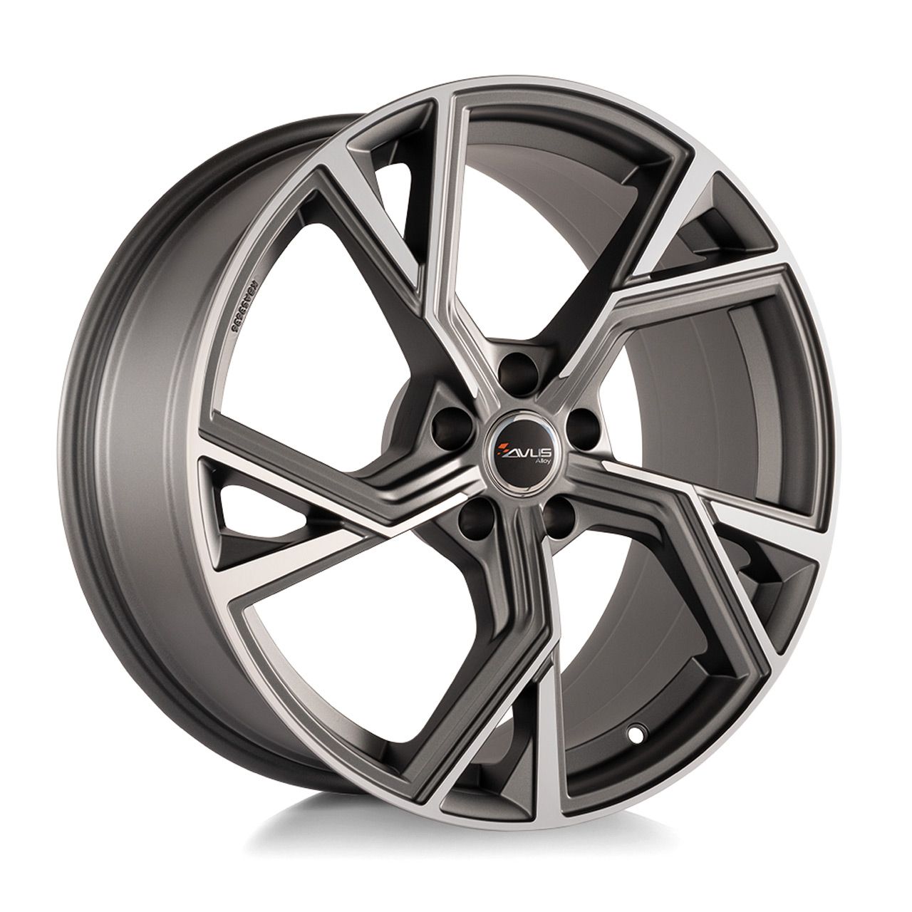AVUS RACING AF20 matt anthracite polished 9.5Jx21 5x112 ET25