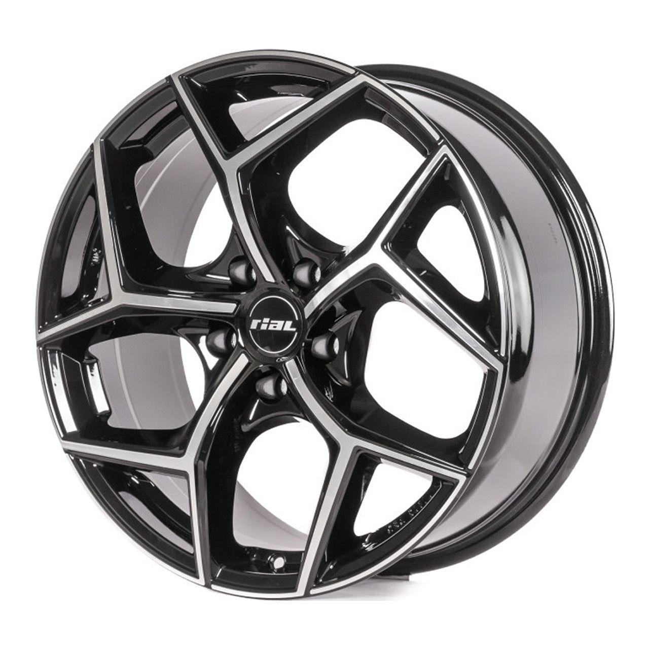 RIAL SALENTO diamantschwarz frontpoliert 8.0Jx19 5x108 ET45