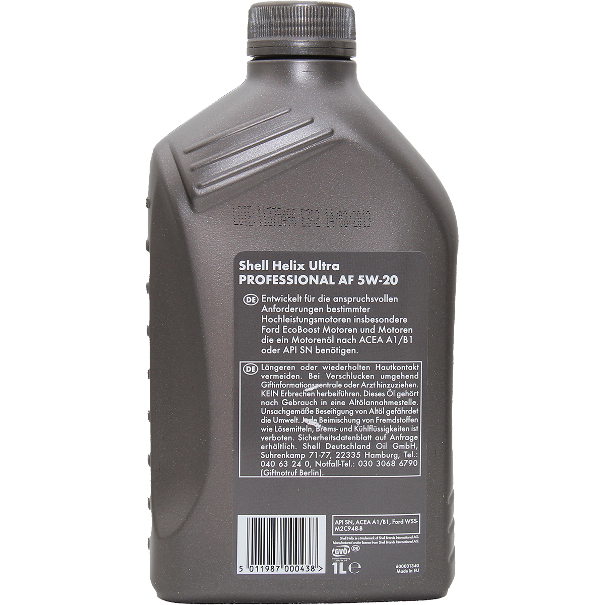 Shell Helix Ultra Professional AF 5W-20 1 Liter