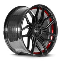 BARRACUDA DRAGOON Higloss-Black undercut Trimline red 8.5Jx20 5x112 ET43