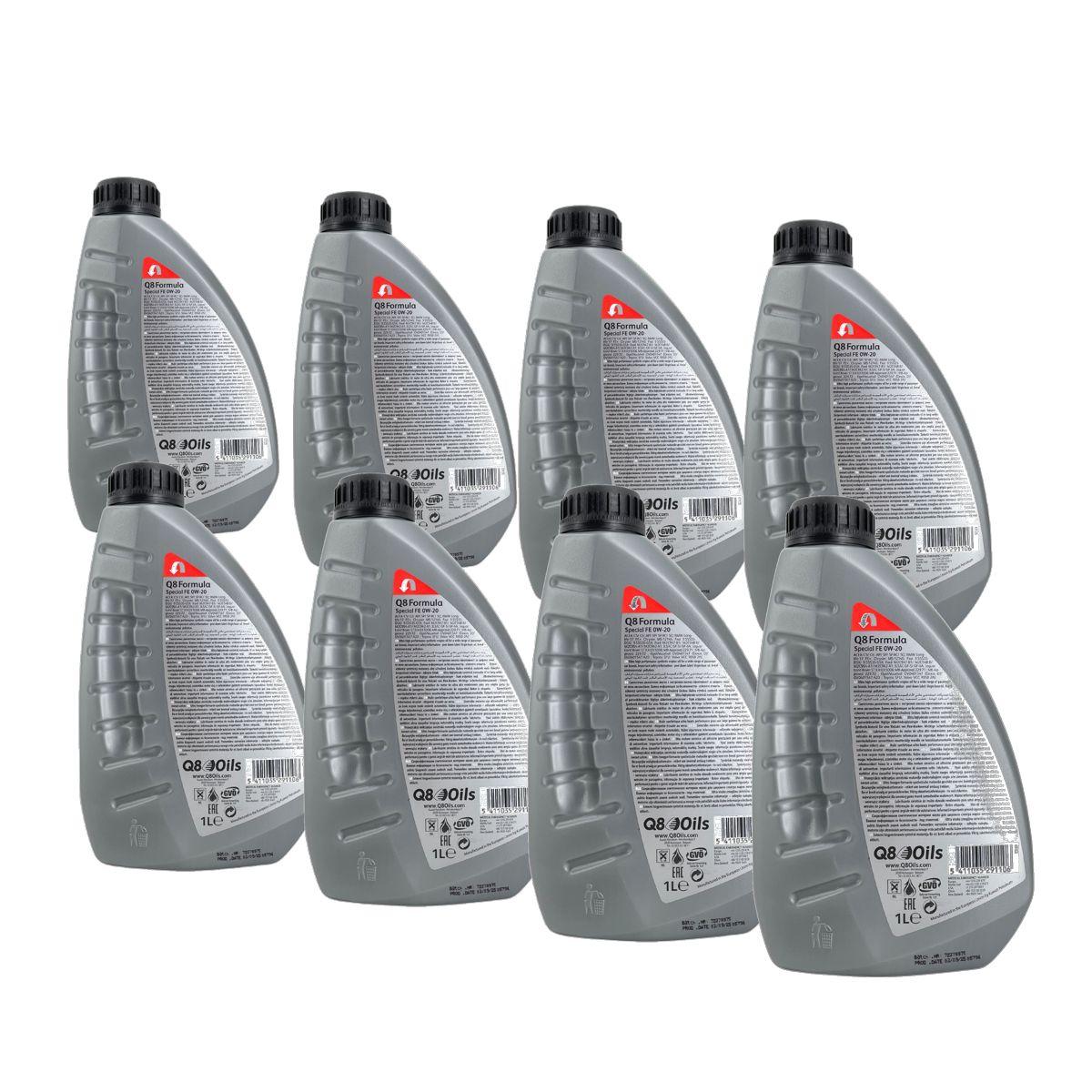 Q8 Formula Special FE 0W-20 8x1 Liter