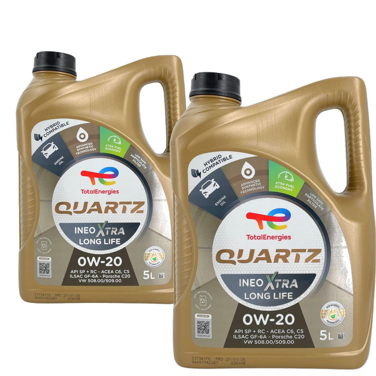 Total Quartz Ineo Xtra Longlife 0W-20 2x5 Liter