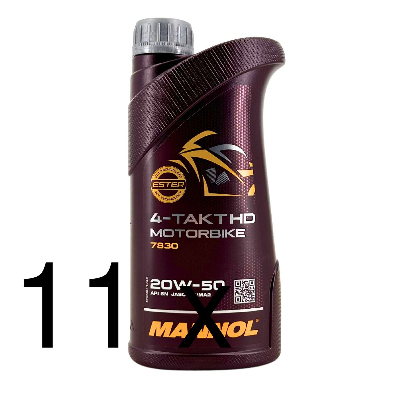 Mannol 4-Takt Motorbike HD 20W-50 11x1 Liter