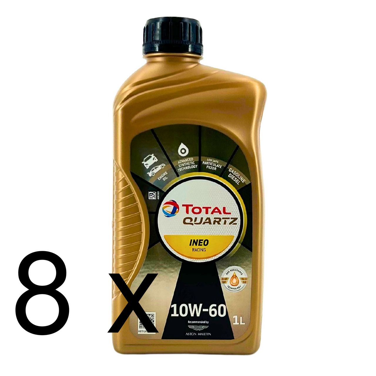 Total Quartz Ineo Racing 10W-60 8x1 Liter