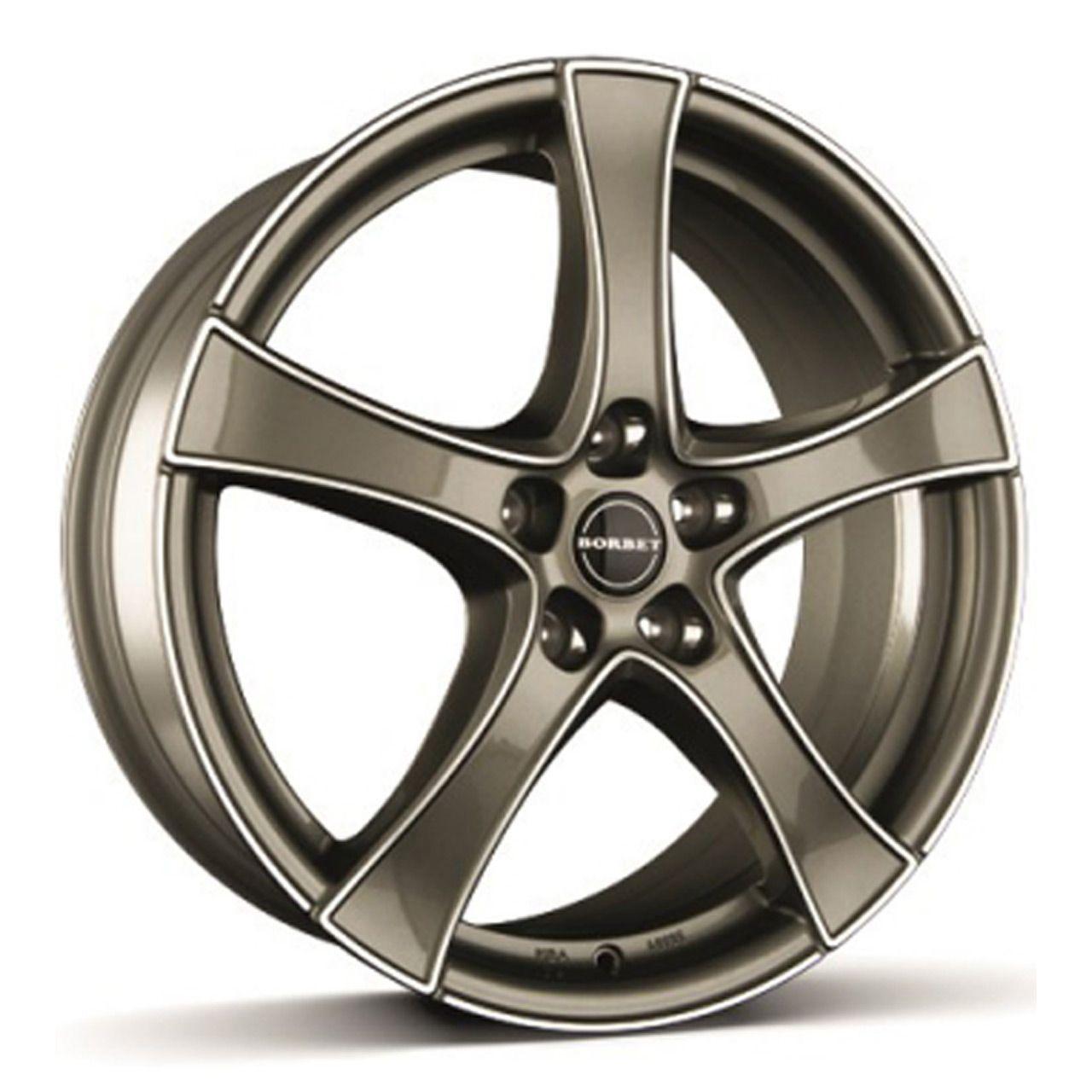 BORBET DESIGN F2 graphit poliert 7.5Jx18 5x112 ET52
