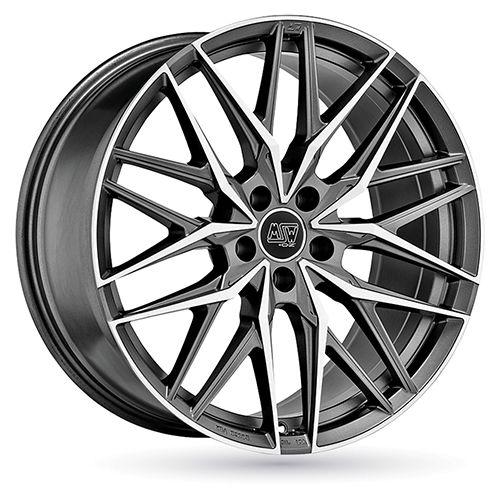 MSW (OZ) MSW 50 matt gun metal full polished 11.5Jx22 5x130 ET61
