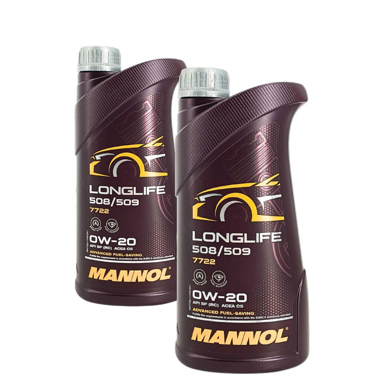 Mannol Longlife 508/509 0W-20 2x1 Liter