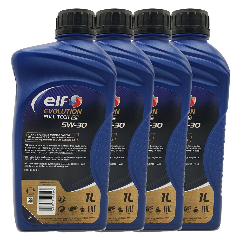 Elf Evolution Fulltech FE 5W-30 4x1 Liter