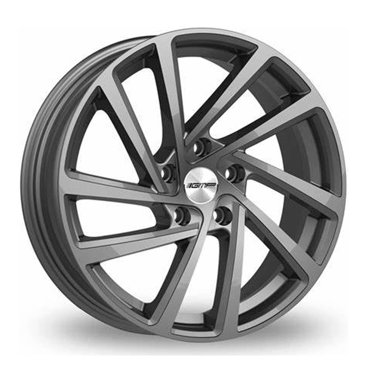 GMP WONDER anthrazit glänzend 6.5Jx16 5x100 ET42