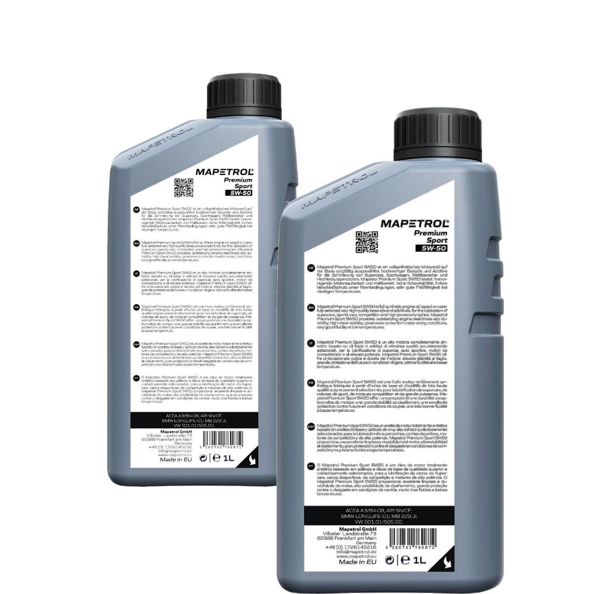 Mapetrol Premium Sport 5W-50 2x1 Liter