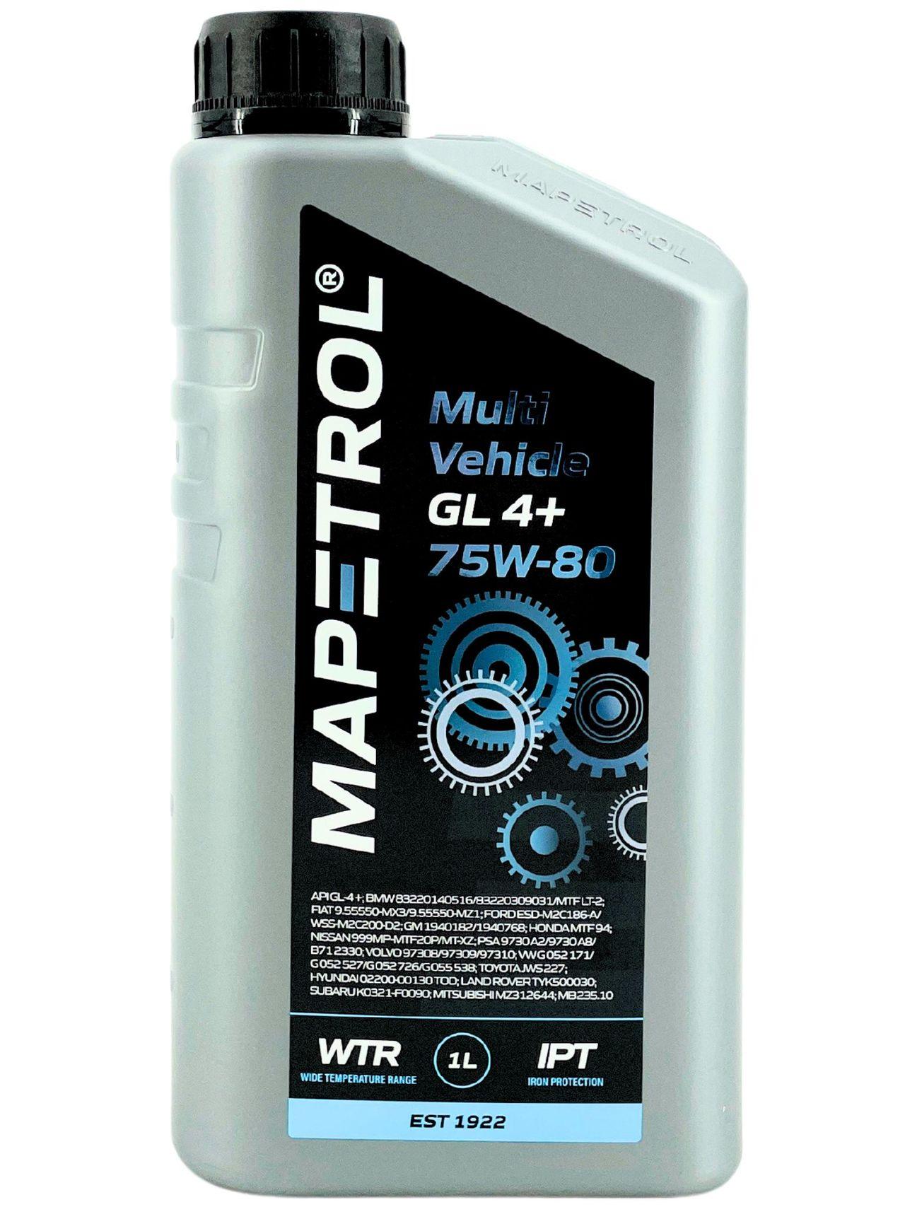 Mapetrol Multi Vehicle GL 4+ 75W-80 1 Liter
