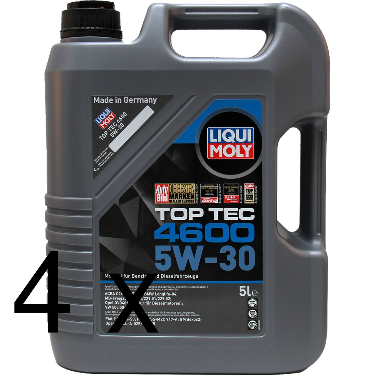 Liqui Moly Top Tec 4600 5W-30 4x5 Liter