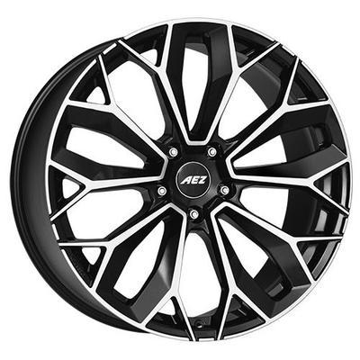 AEZ LEIPZIG DARK black/polished front 9.5Jx22 5x112 ET40