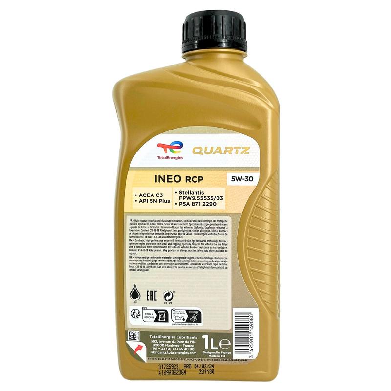 Total Quartz Ineo RCP 5W-30 1 Liter