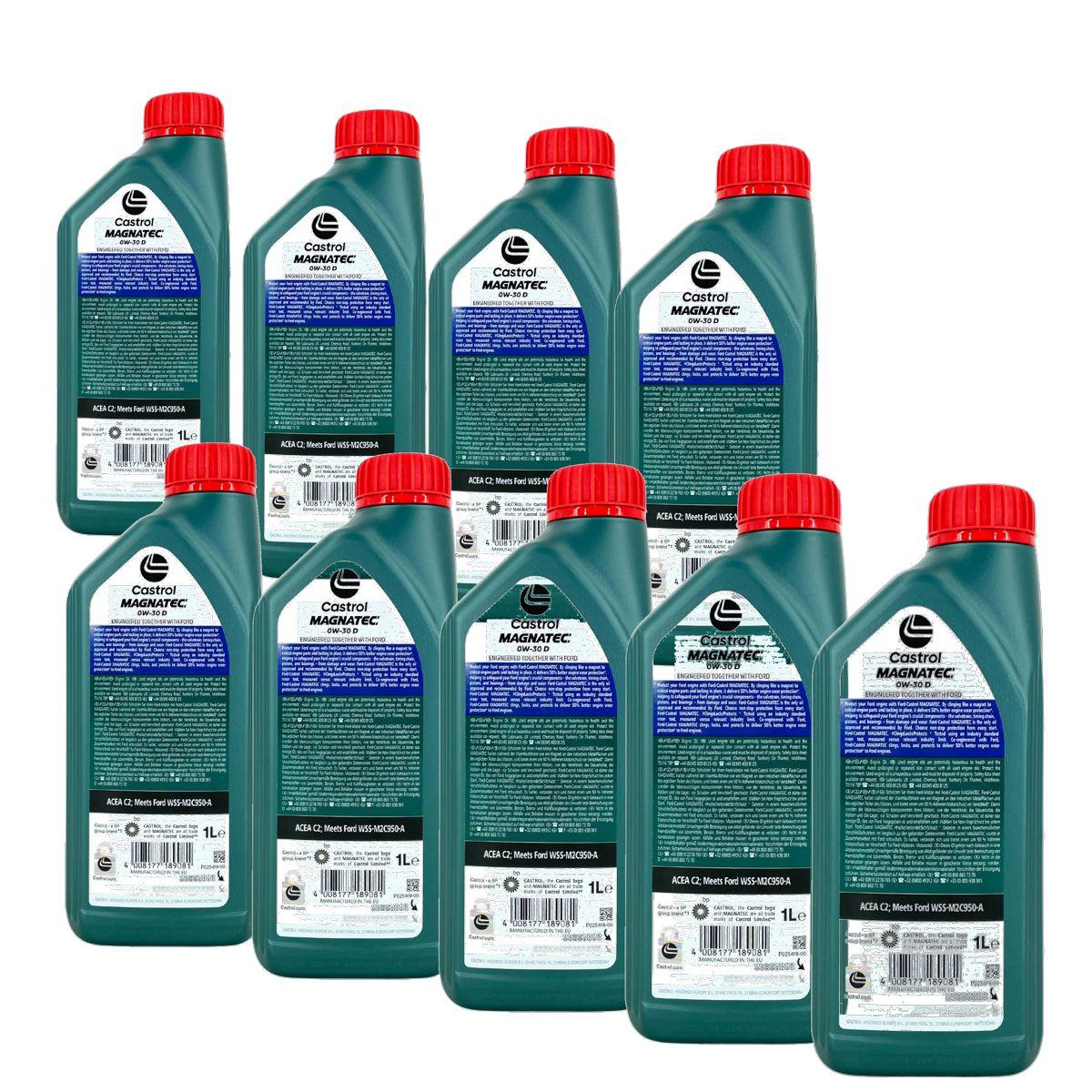 Ford Castrol Magnatec 0W-30 D 9x1 Liter