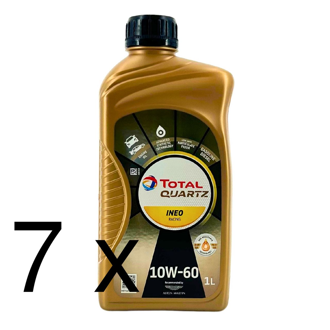 Total Quartz Ineo Racing 10W-60 7x1 Liter