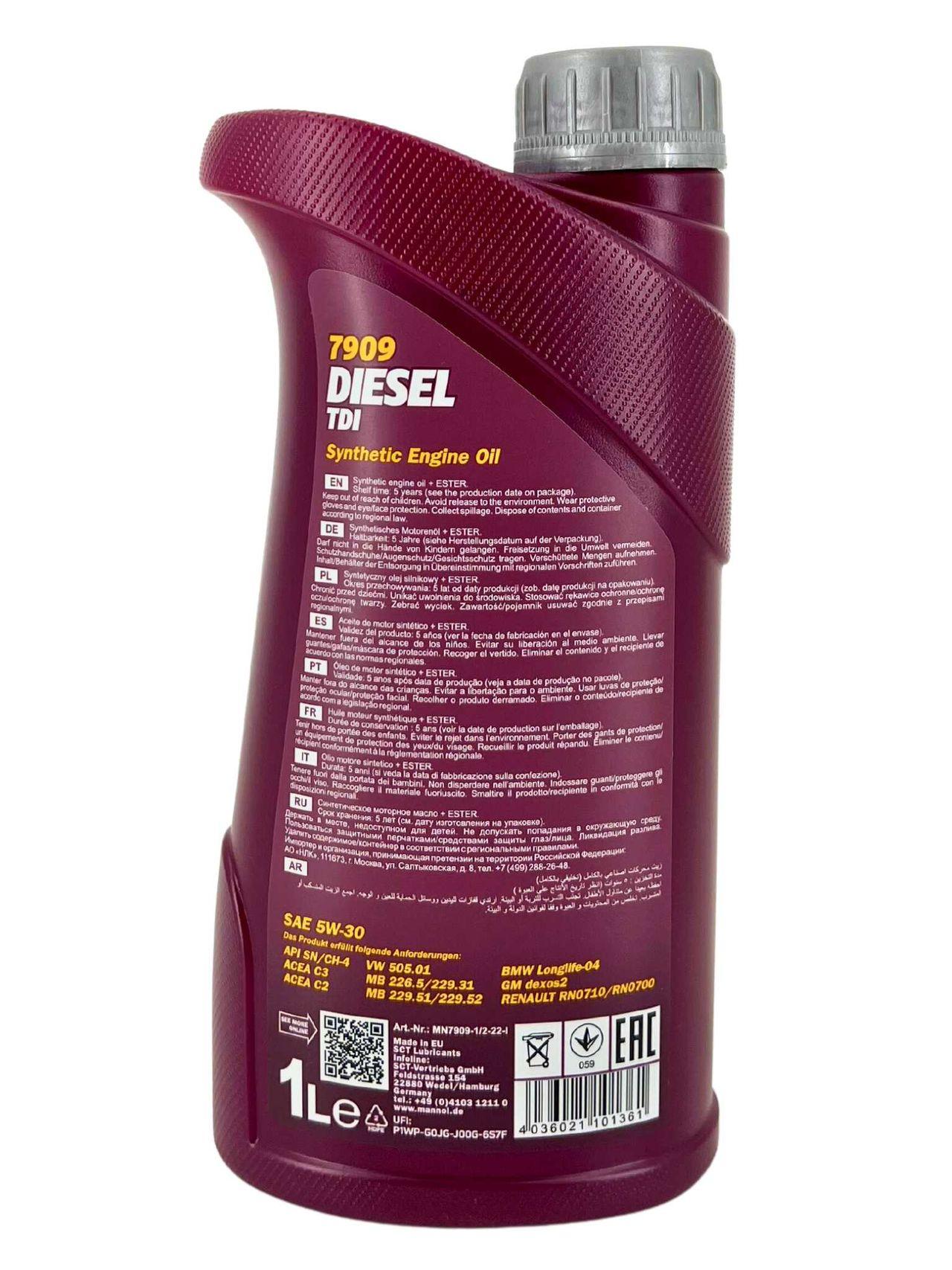 Mannol Diesel TDI 5W-30 1 Liter
