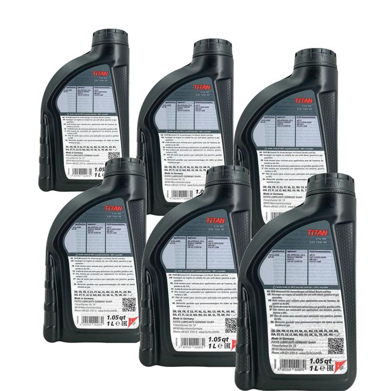 Fuchs Titan Syn MC 10W-40 6x1 Liter