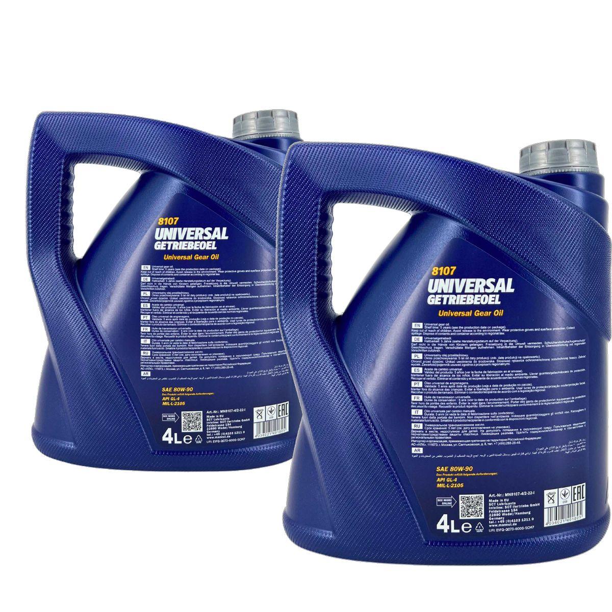 Mannol Universal 80W-90 GL-4 2x4 Liter