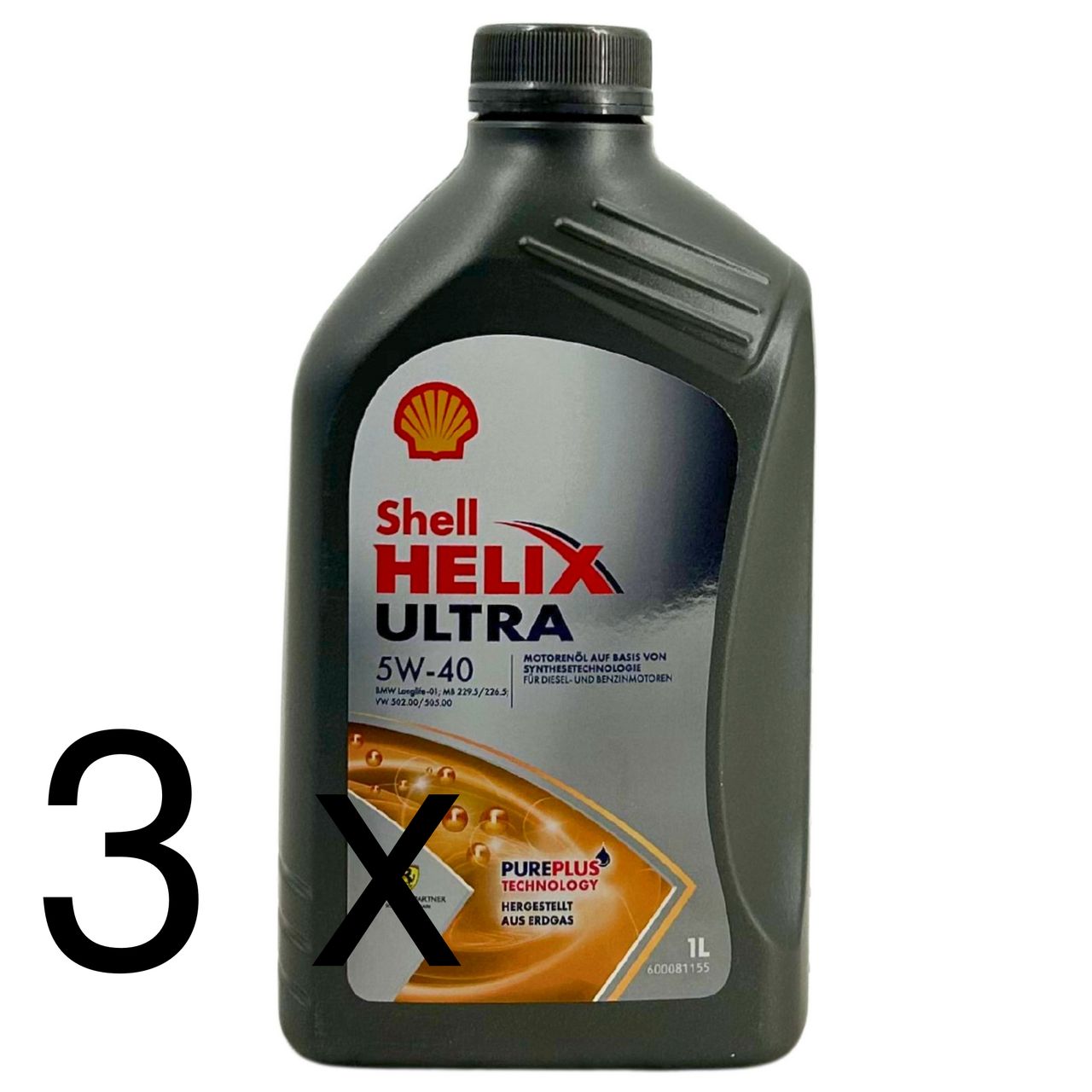 Shell Helix Ultra 5W-40 3x1 Liter