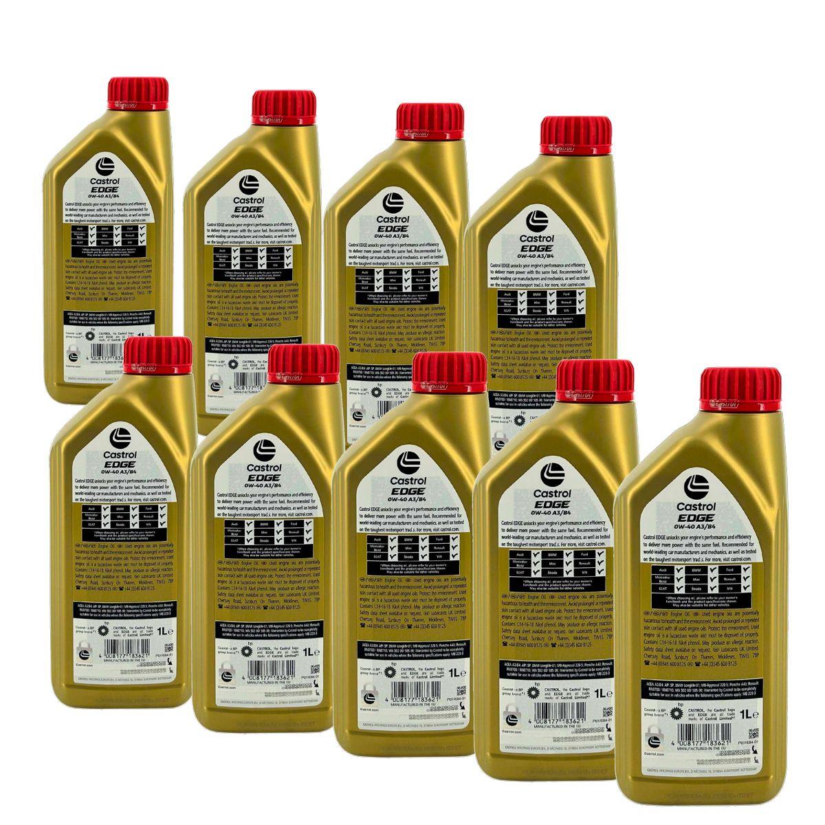 Castrol Edge 0W-40 A3/B4 9x1 Liter