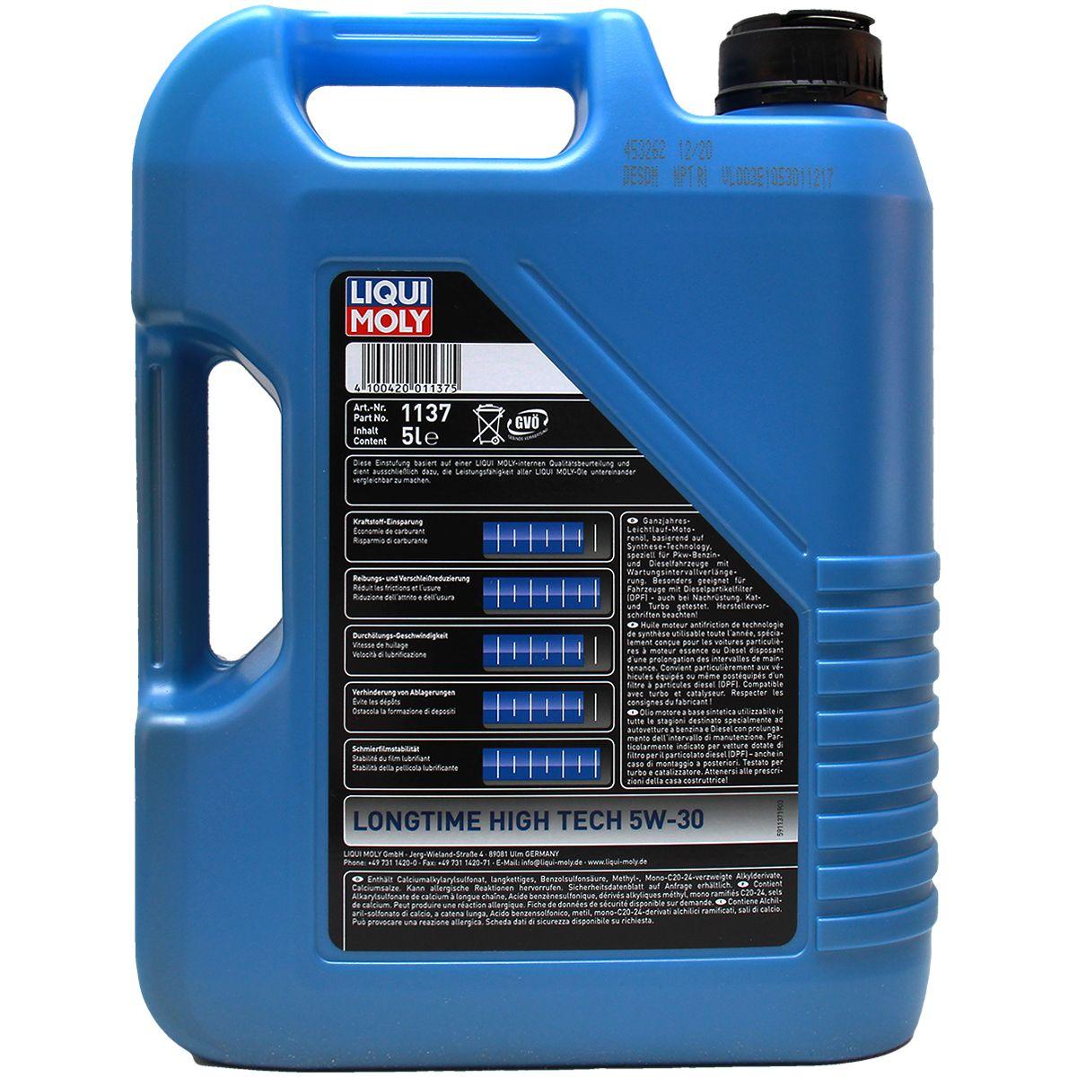 Liqui Moly Longtime High Tech 5W-30 3x5 Liter