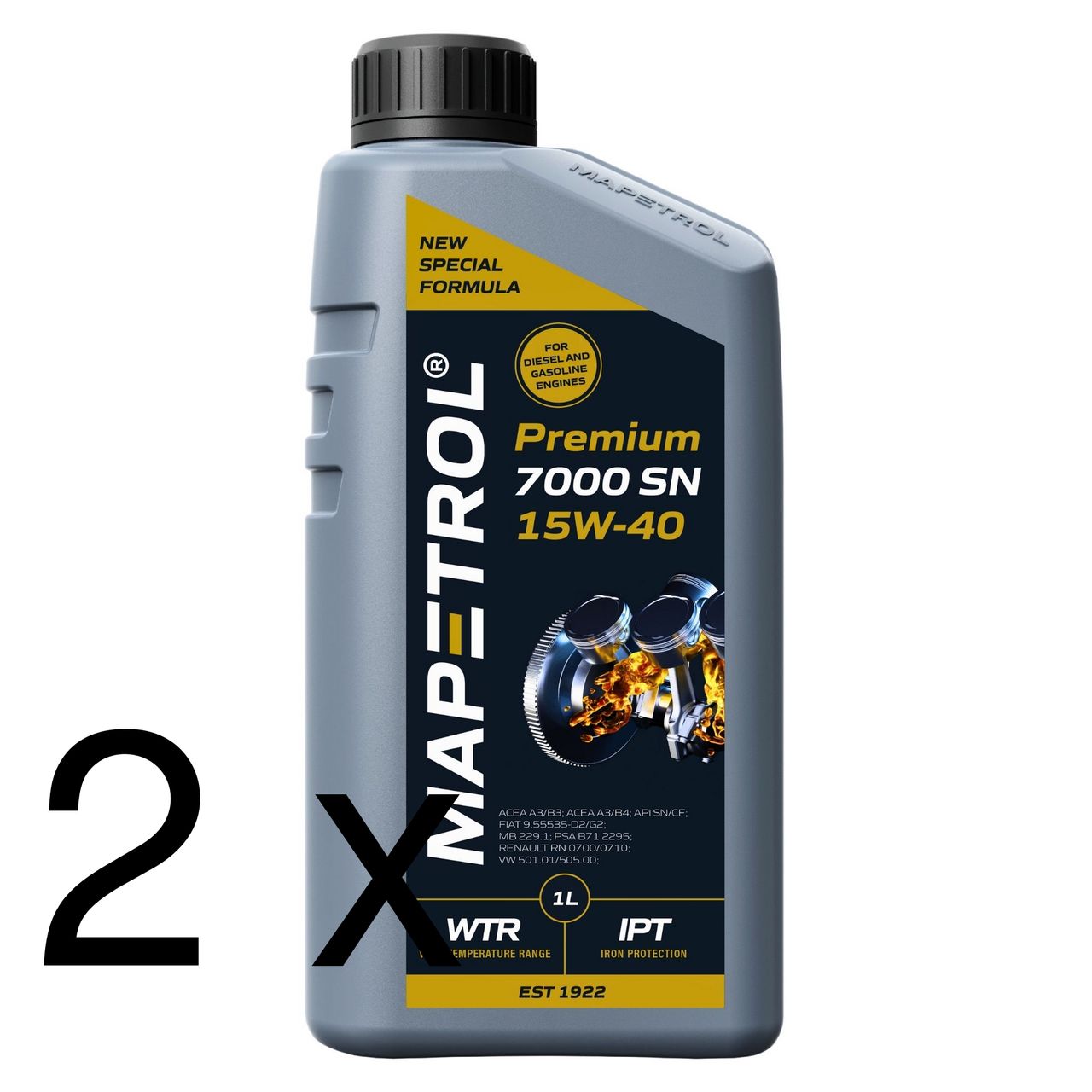 Mapetrol Premium 7000 SN 15W-40 2x1 Liter