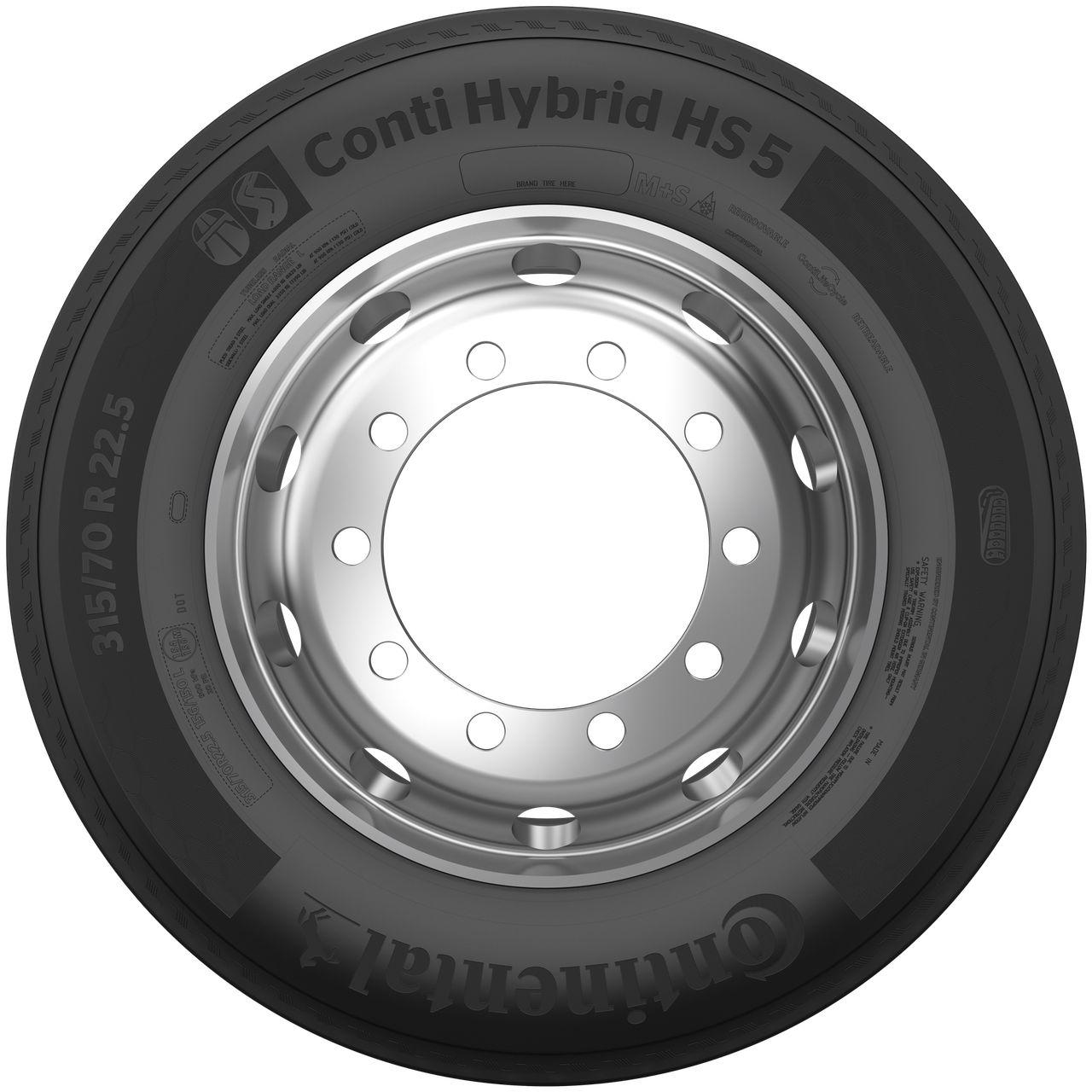 CONTINENTAL 275/70 R 22.5 TL  150/148M CONTI HYBRID HS5 18PR M+S 3PMSF LRJ
