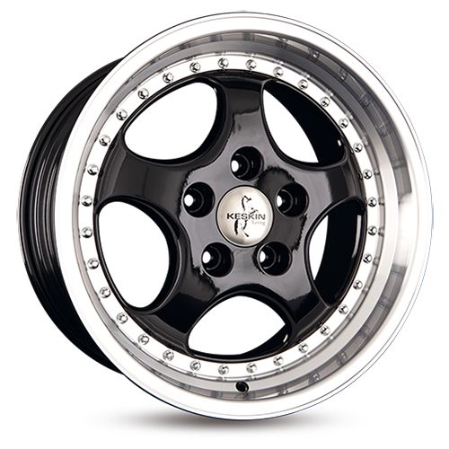 KESKIN KT20 FUTURE black lip polished 9.5Jx18 5x130 ET52
