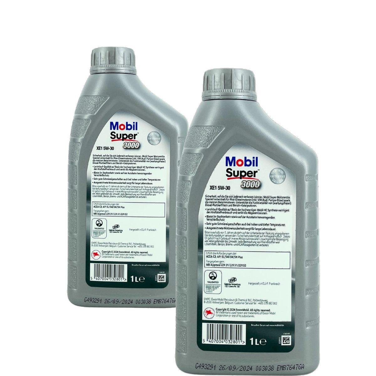 Mobil Super 3000 XE1 5W-30 2x1 Liter