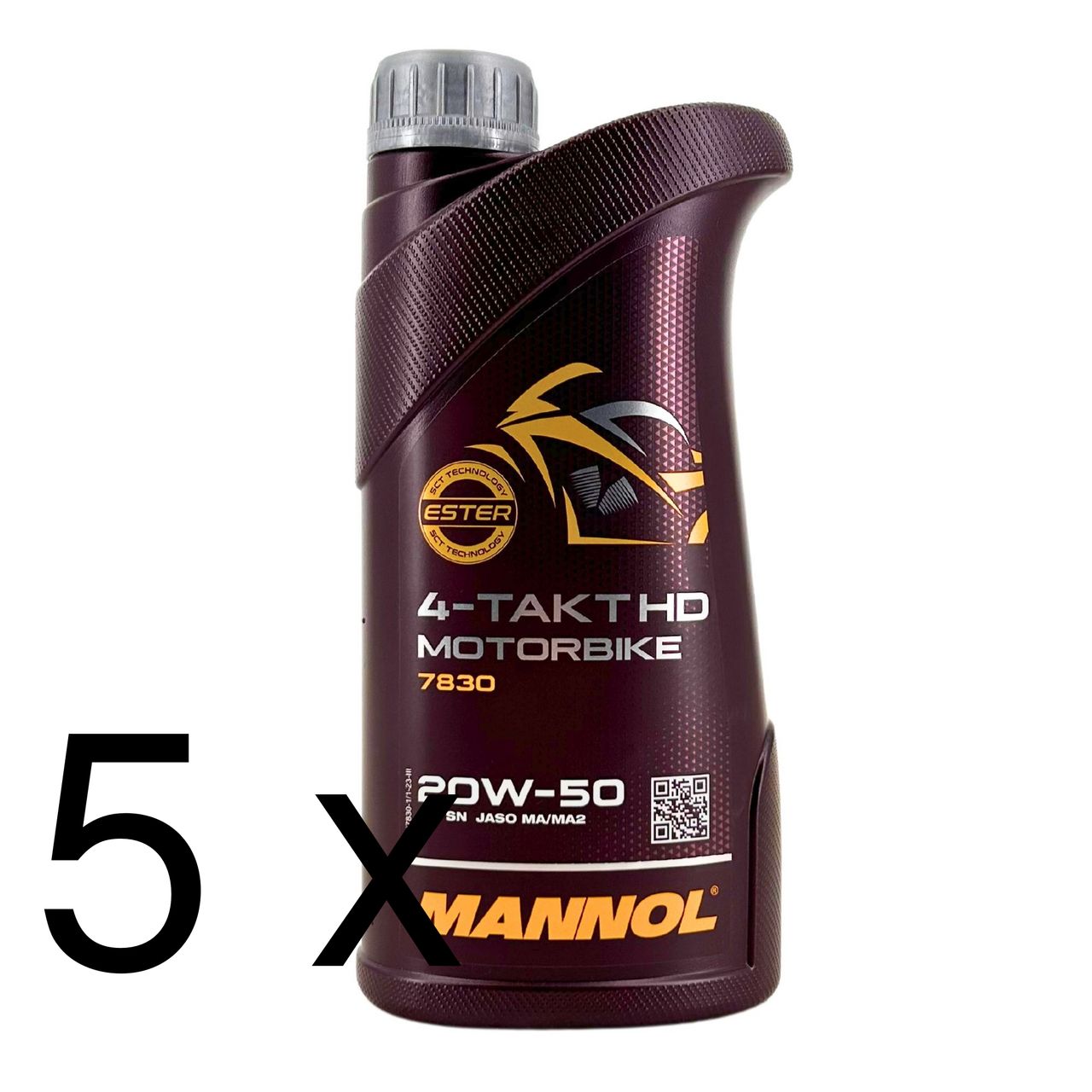 Mannol 4-Takt Motorbike HD 20W-50 5x1 Liter