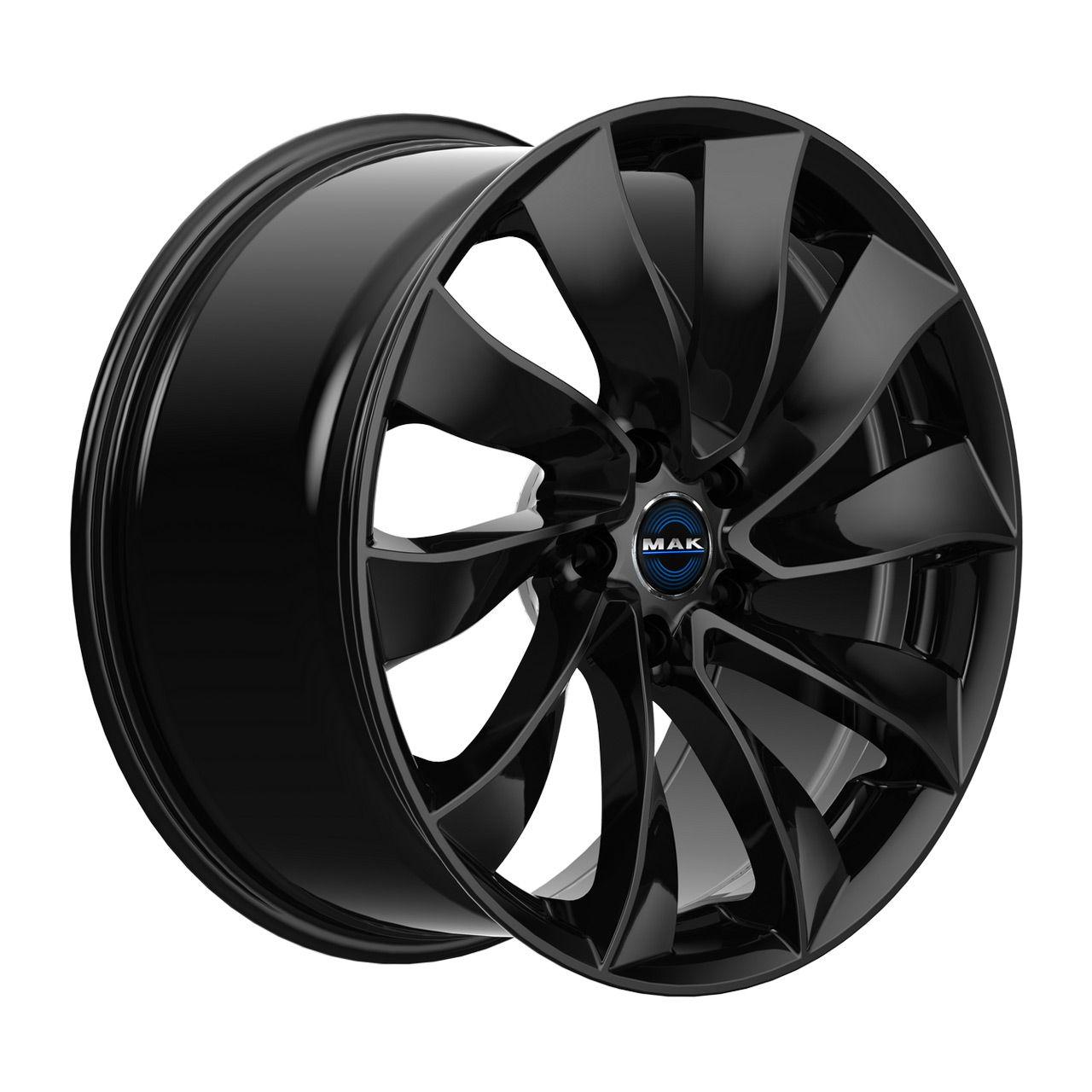 MAK SOLAR gloss black 8.5Jx18 5x114 ET38