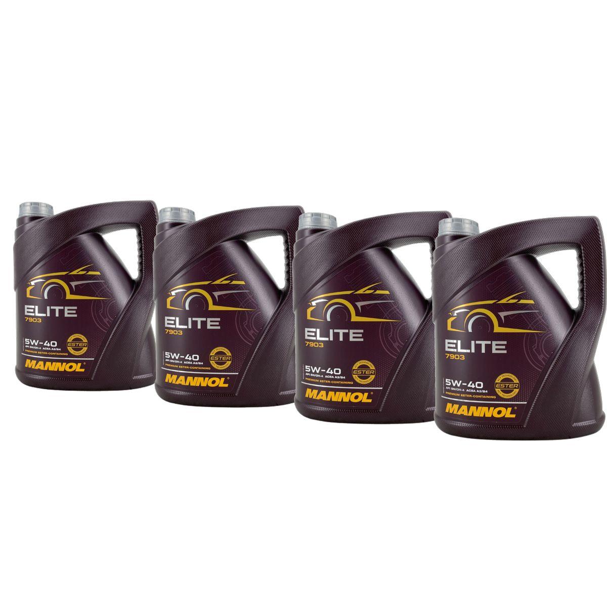 Mannol Elite 5W-40 4x4 Liter