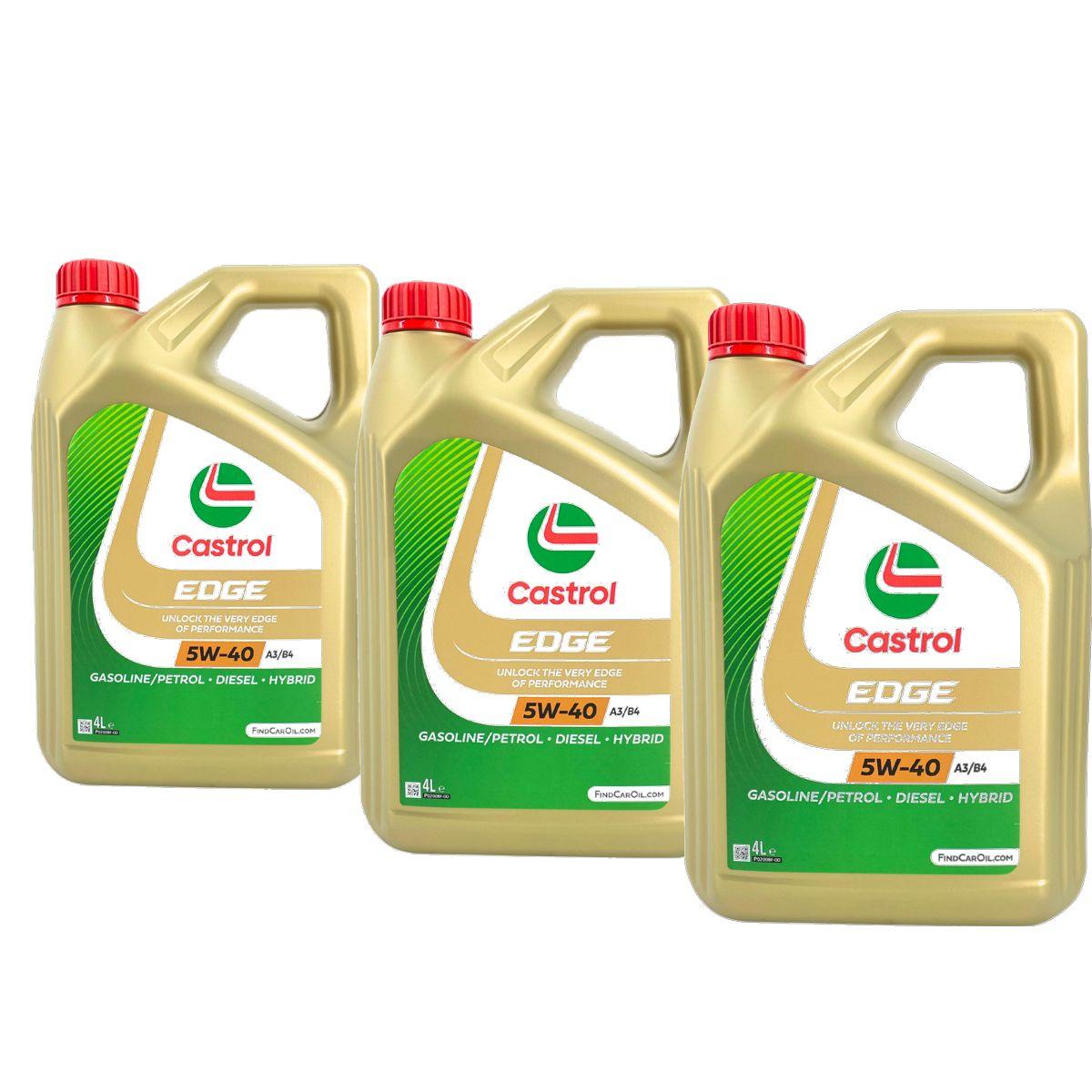 Castrol Edge 5W-40 A3/B4 3x4 Liter