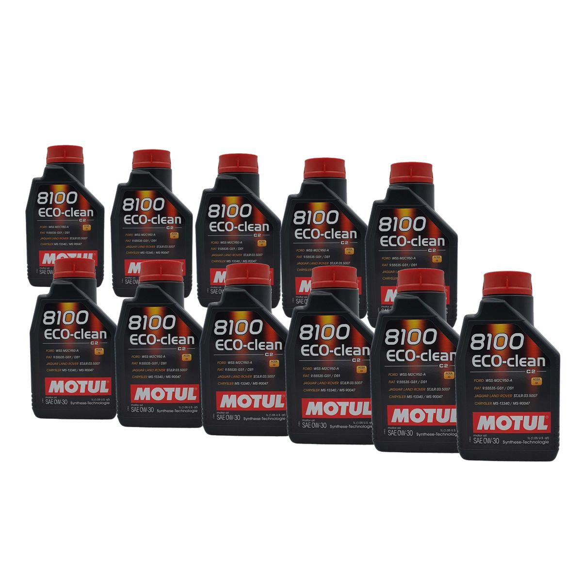Motul 8100 Eco-clean 0W-30 11x1 Liter