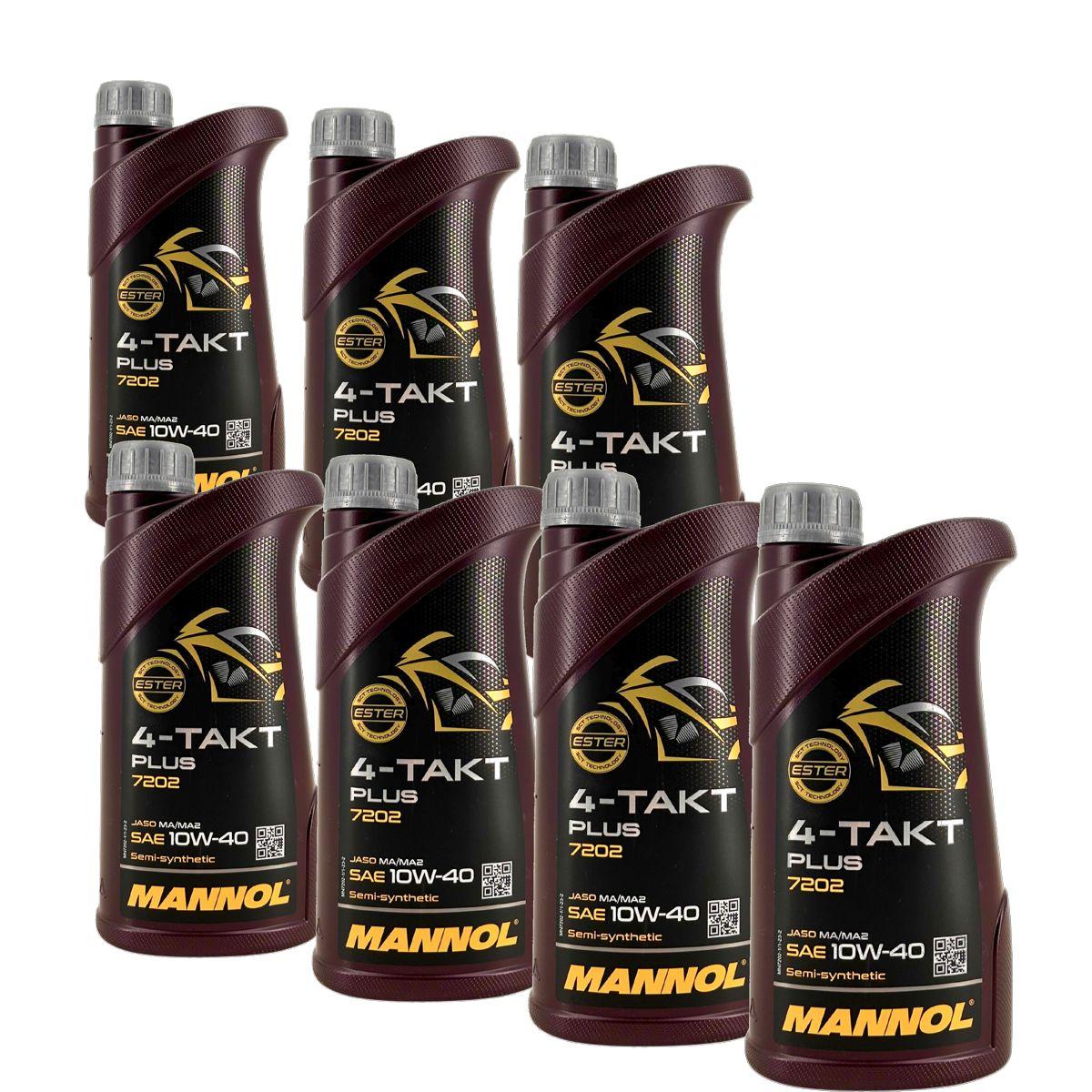 Mannol 4-Takt Plus 10W-40 7x1 Liter
