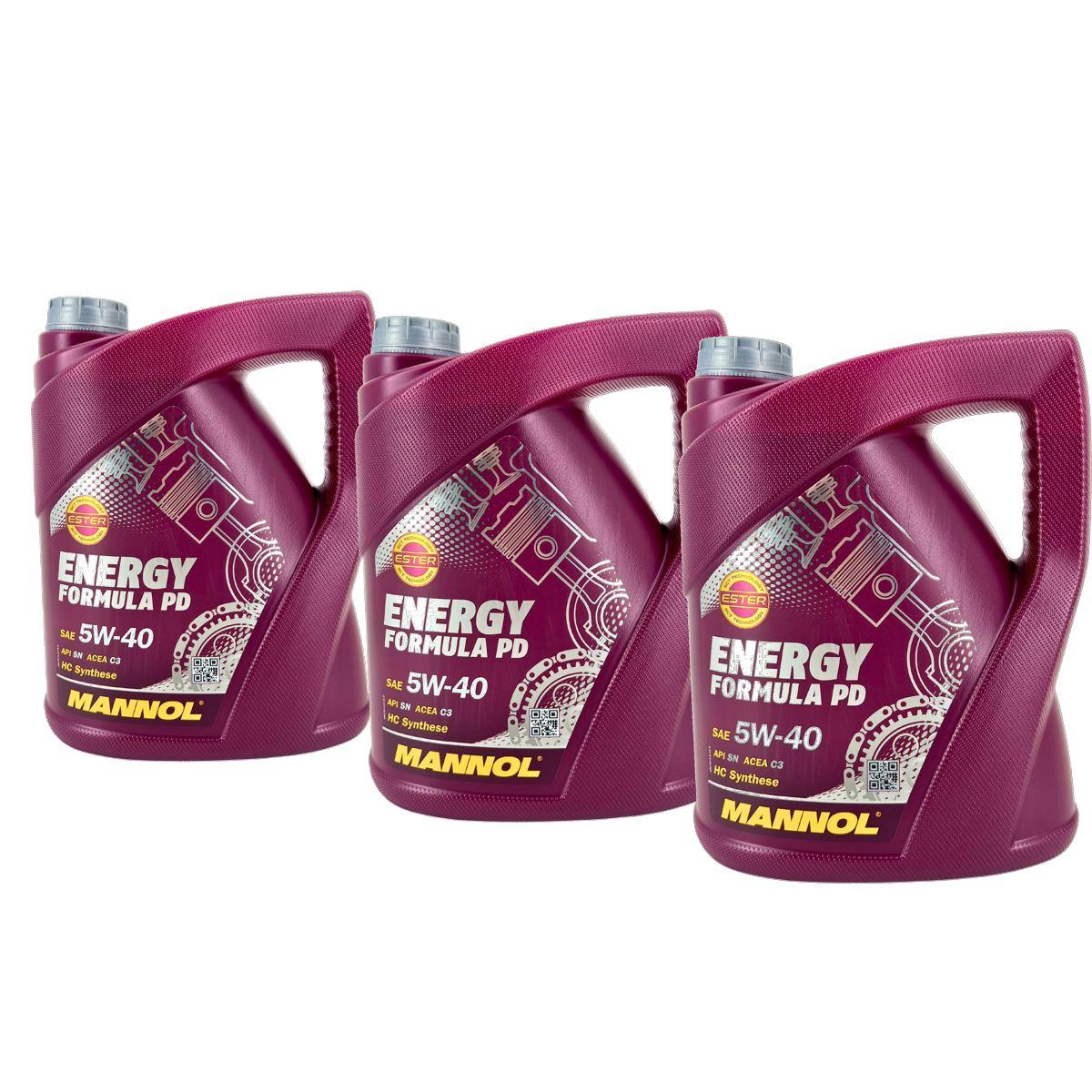 Mannol Energy Formula PD 5W-40 3x5 Liter