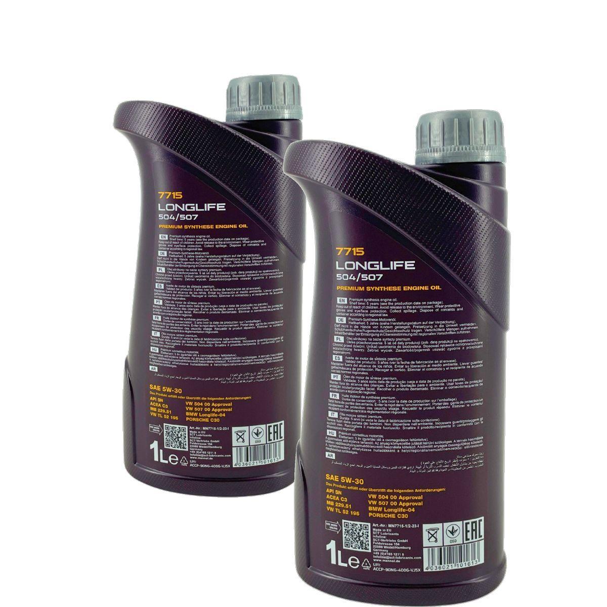 Mannol Longlife 504/507 5W-30 2x1 Liter